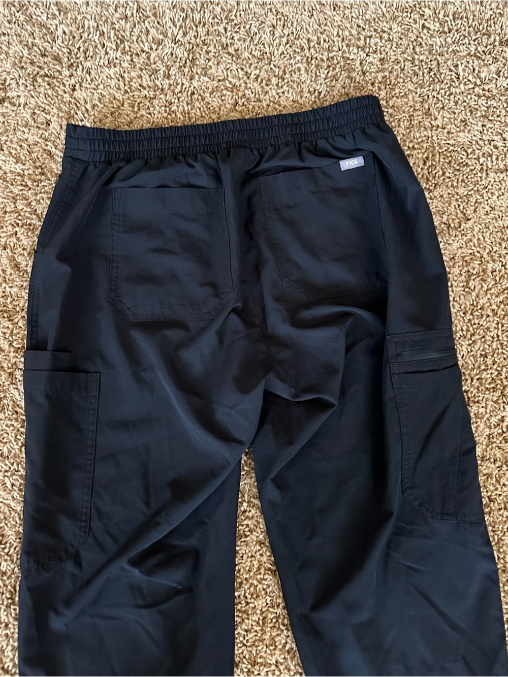 HTF Figs Fionlite Black Scrub Pants Small - Picture 7 of 10
